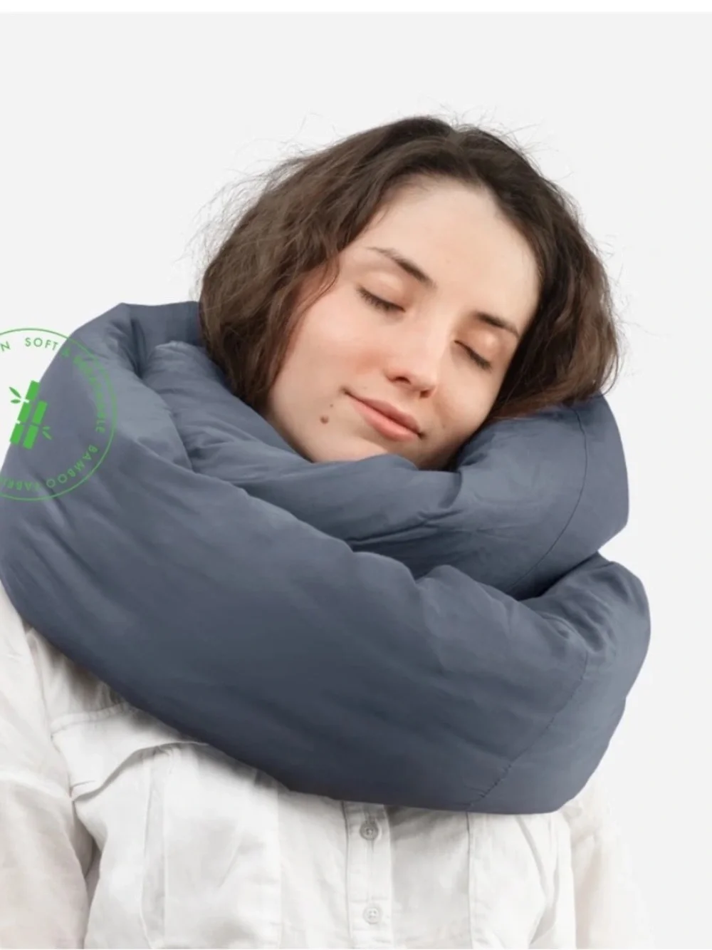 INFINITY PILLOW - Travel or neck rest, Grey, One size, NWOT, no instructions